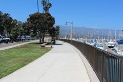Santa Barbara, Uferpromenade entlang des Yachtclubs